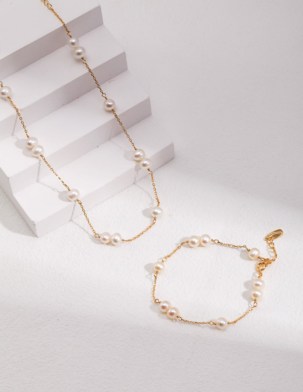 Pulseira pérolas de água doce