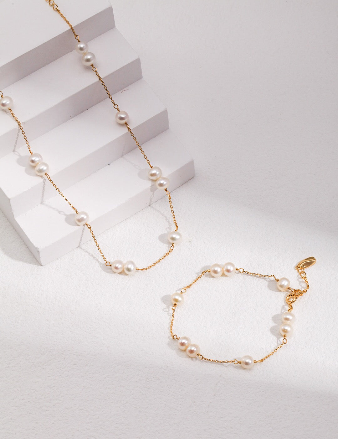 Pulseira pérolas de água doce