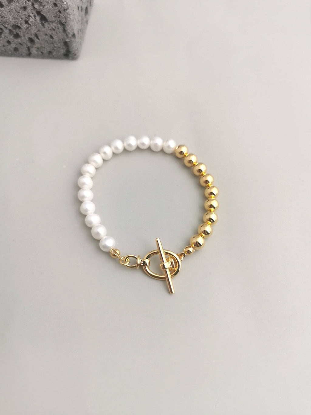 Pulseira fecho de barra