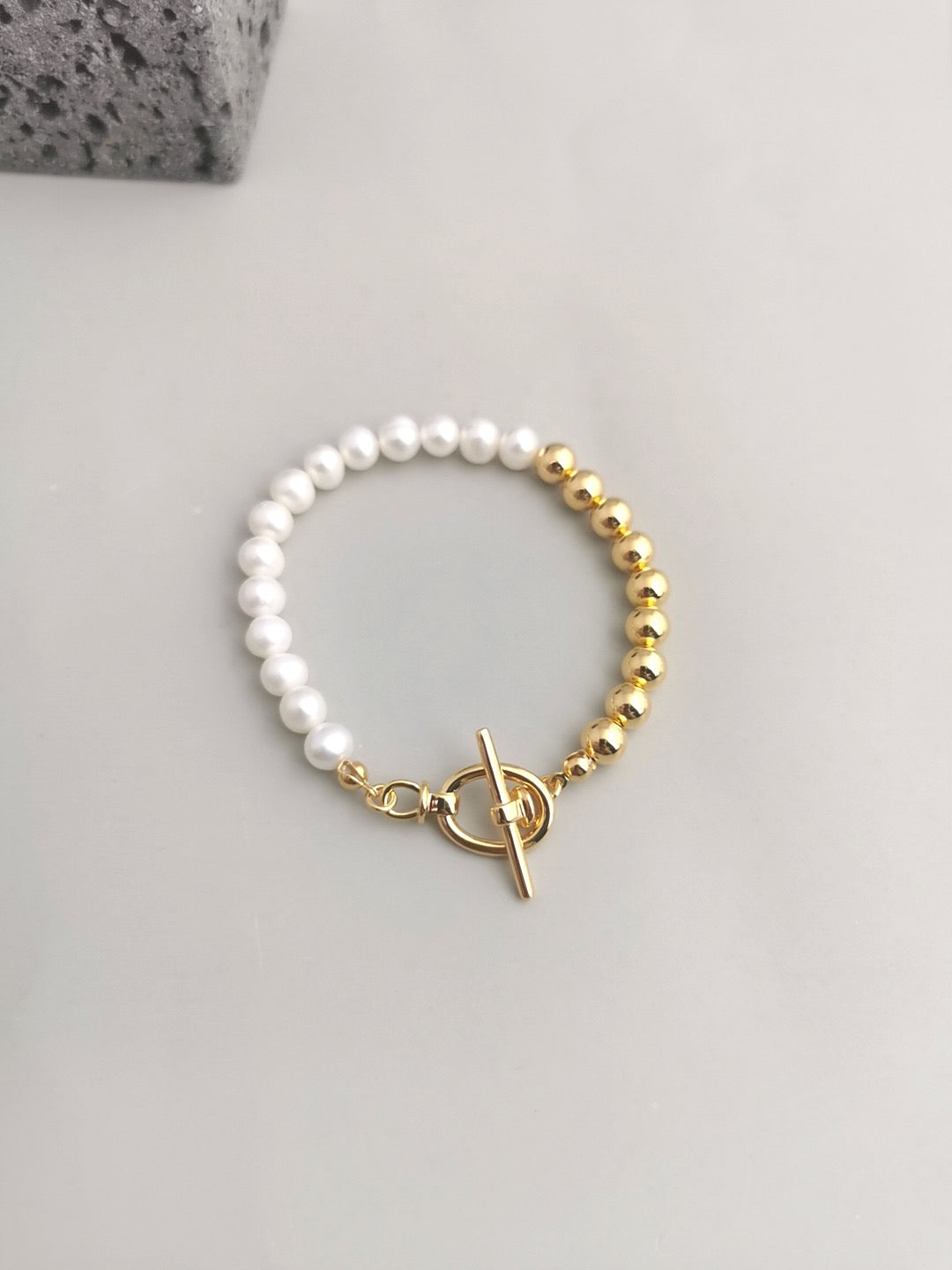 Pulseira fecho de barra